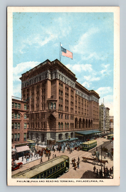 Philadelphia and Reading Terminal building at 12th and Market Streets, Philadelphia, PA