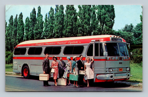 Niagara Frontier Transit System air-conditioned cruisers with reclining seats in Buffalo NY