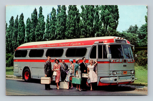 Interior of Niagara Frontier Transit System air-conditioned cruiser in Buffalo