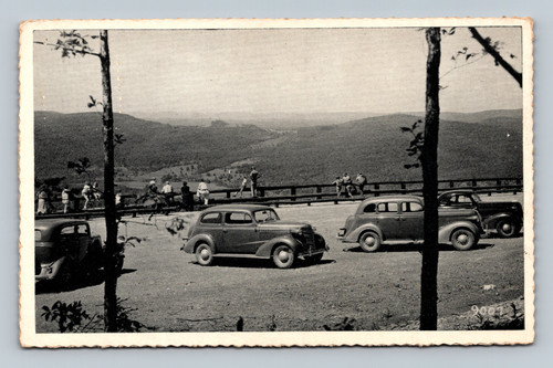 Scenic panorama of High Knob near Whirl's End State Park Pennsylvania postcard
