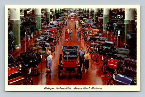 Antique Automobiles display at Henry Ford Museum Dearborn Michigan