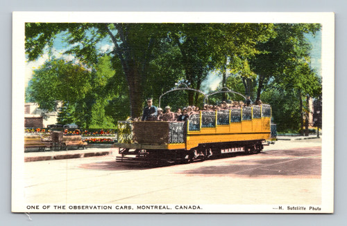 Observation car in Montreal Canada by Canadian Art Deeptone