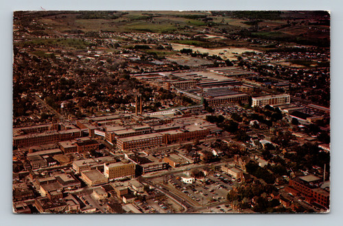 General Motors North Plant and Head Office in Oshawa Ontario Canada postcard