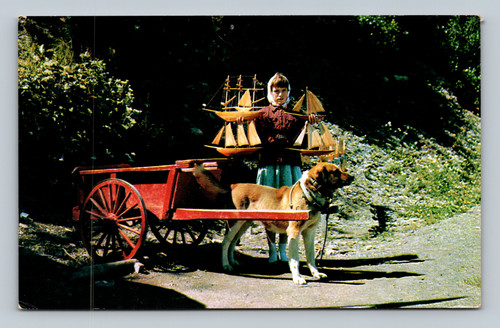Antique postcard with unidentified image