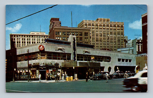 Greyhound Bus and Air Lines Terminal in downtown Detroit Michigan