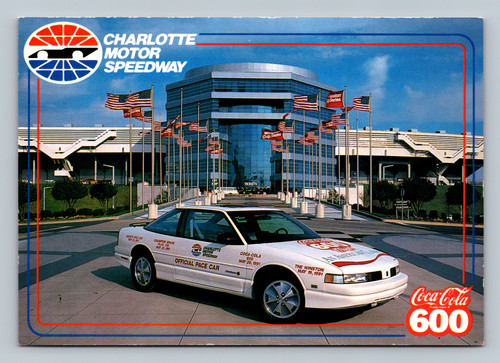 Aerial view of Charlotte Motor Speedway racetrack