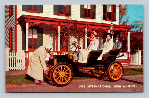 Two women in 1905 International High wheeler
