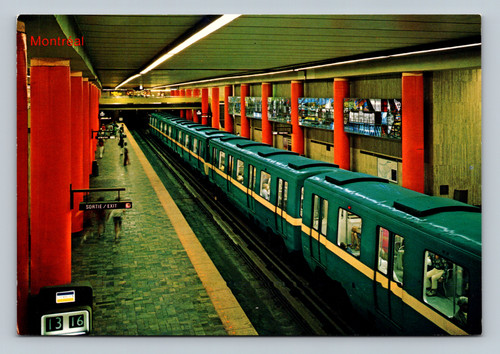 The McGill Metro Station in Montréal Québec Canada