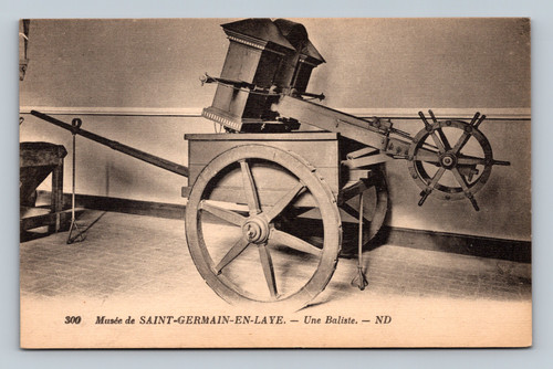 Balista siege engine Musee de Saint-Germain-en-Laye