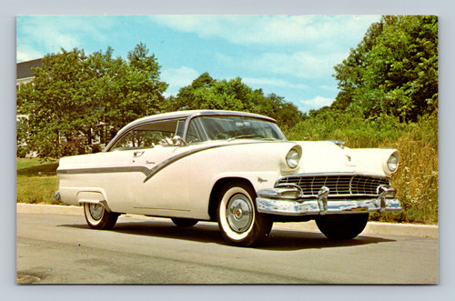 1956 Ford V-8 Victoria show car with chrome and whitewall tires