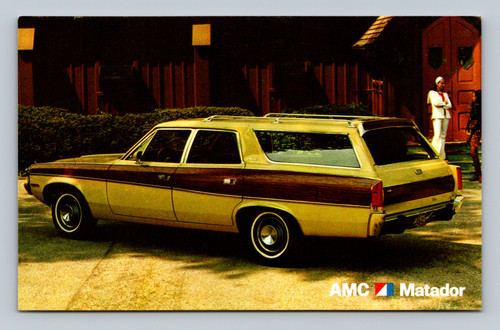 Vintage AMC Matador car postcard