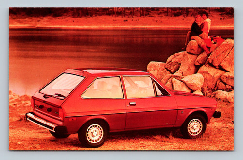 1978 Fiesta Ghia 3-Dr. car postcard by Creative Associates Inc.