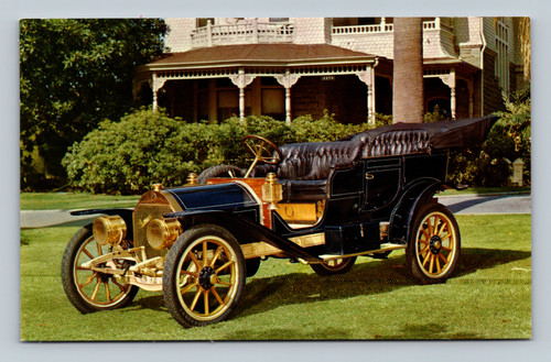 Congratulations on your new car Pennzoil motor oil advertisement postcard from Hamburg NY