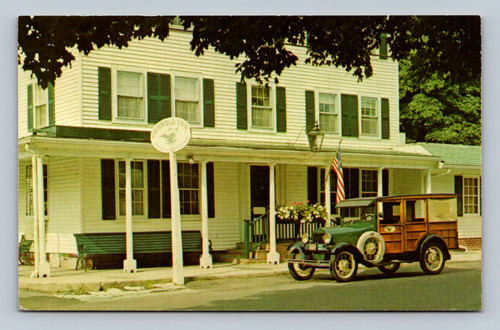 The Griswold Inn Essex Connecticut Historic Landmark Postcard