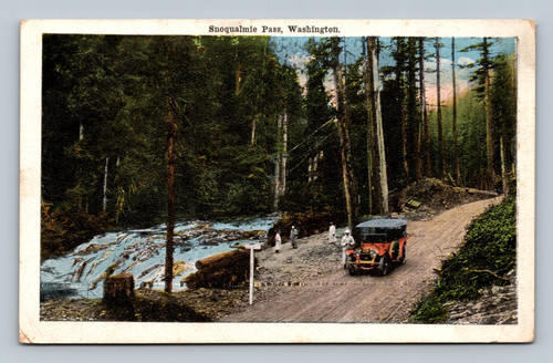 Snoqualmie Pass mountain roads scenic view Washington
