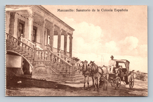 Sanatorio de la Colonia Española hospital building in Manzanillo