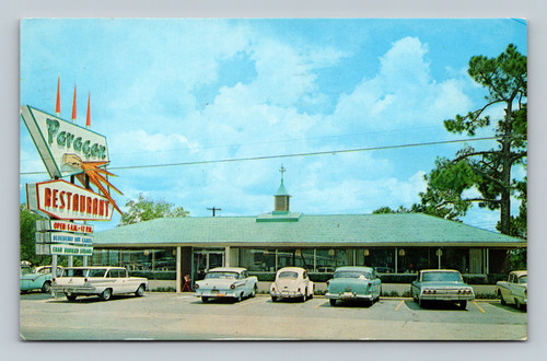 Paragon Restaurant on U.S. 301 and 25 Southside Statesboro Georgia postcard