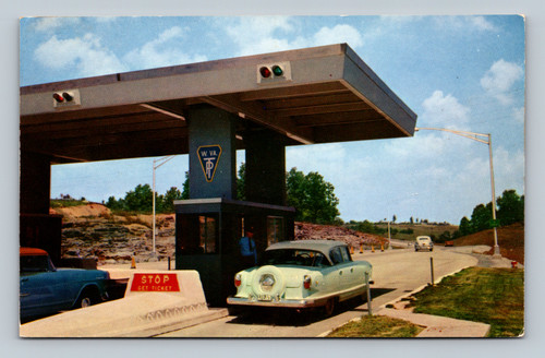 Toll Plaza on West Virginia Turnpike scenic highway