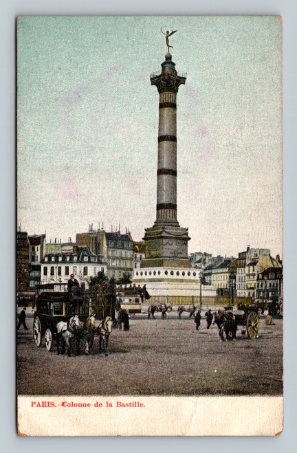 Colonne de la Bastille monument in Paris France