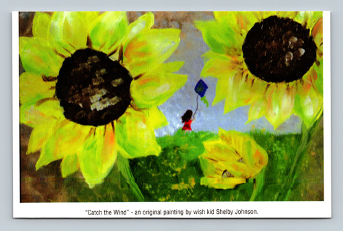 Catch the Wind original painting by wish kid Shelby Johnson