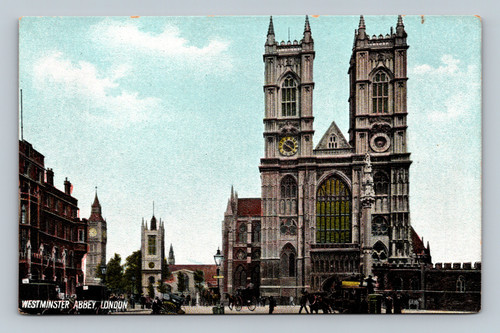 Westminster Abbey London postcard by P. P. & P. C.º