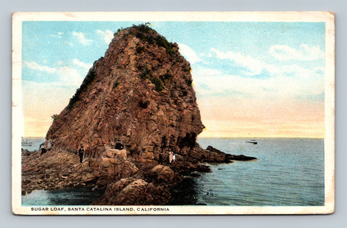 Sugar Loaf rock formation on Santa Catalina Island near Avalon California