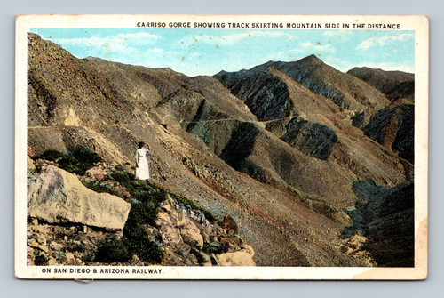 Carriso Gorge track on San Diego & Arizona Railway in San Diego