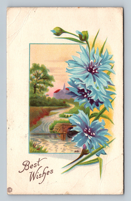 Best Wishes greeting card from Pierrepont New York Series 713 D