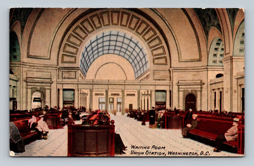 Main waiting room of Union Station Washington DC historic interior