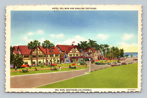 Hotel Del Mar and English Cottages overlooking the Pacific Ocean in Del Mar California