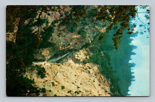 Big Falls in Mill Creek Canyon Forest Falls California postcard