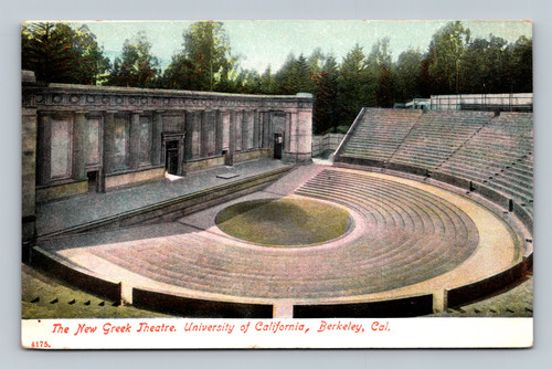 The New Greek Theatre at University of California Berkeley postcard