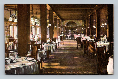 Glenwood Mission Inn Riverside California Vintage Postcard