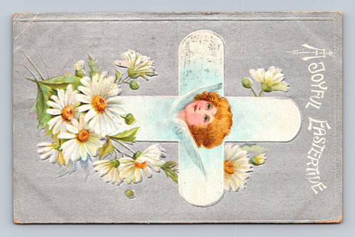 Joyful Easter card postmarked Germany 1909
