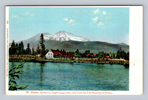View of Mt Shasta from Fish Hatchery at Sisson California