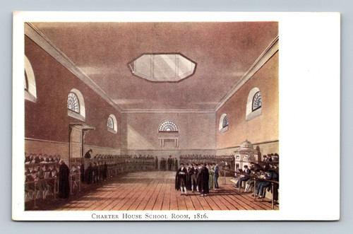 Charter House School Room interior view 1816