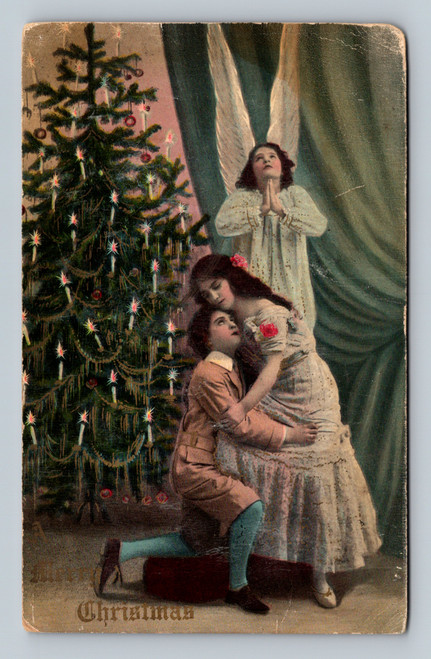 Christmas postcard from Glendara California postmarked 1911