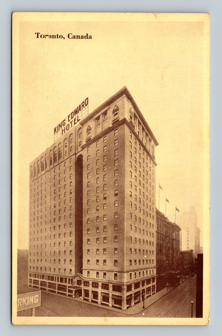 King Edward Hotel Toronto Canada postcard