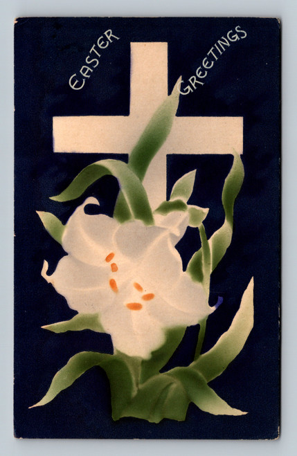 Easter Greetings postcard postmarked Elizabethtown 1910