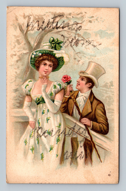 1706 Franklin Street Argyle Illinois Vintage Postcard