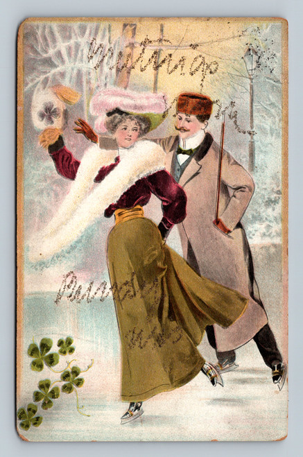 Unknown subject postcard from Sofndy Tider, Belvidere, USA, postmarked 1900