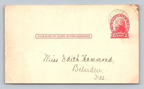 Vintage postcard from Belvidere Illinois by JEFF CENTS