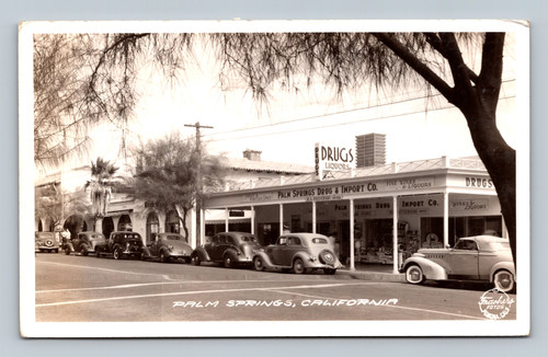 Soda Fountain Lunch at Palm Springs Drug & Import Co., Palm Springs, California