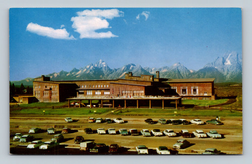 Jackson Lake Lodge overlooking Jackson Lake and Teton Range in Grand Teton National Park Wyoming