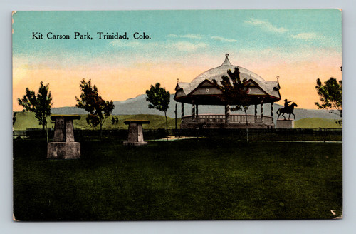 Kit Carson Park Trinidad Colorado scenic view postcard