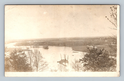 Unknown subject postcard from Belvidere with U.S. postage stamp