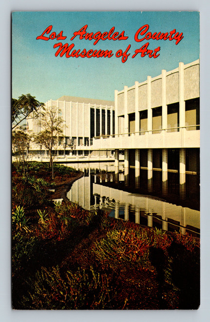 Los Angeles County Museum of Art building postcard