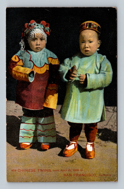 Chinese twins born April 18, 1906 in San Francisco by Charles Weidner