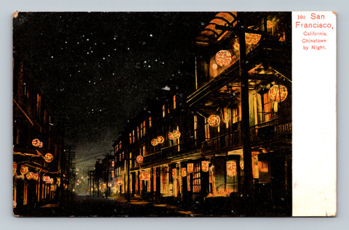 San Francisco Chinatown by night photographed by Charles Weidner