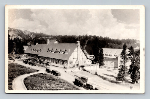 Paradise Bay Rainier National Park vintage postcard
